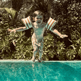 Fluss | braun-weiße Schwimmarmbänder 2-6 Jahre