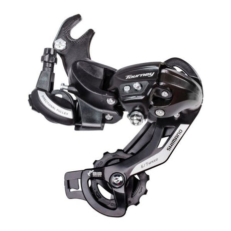 Shimano Schaltwerk 6 7-Gang Tourney TY500 mit Haken (B-Typ) – schwarz