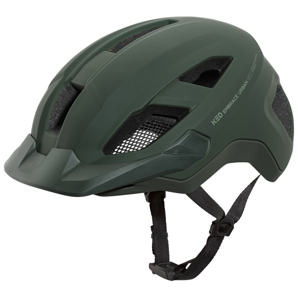 Ked fietshelm embrace urban - l (58-62 cm) - donkergroen