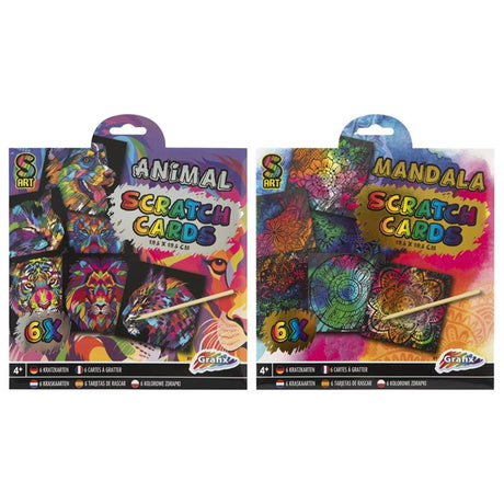 Grafix Rubbelkarten, 6 Stk. - Mandala