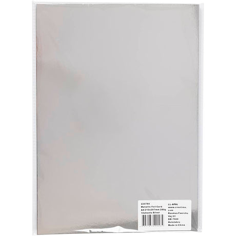 Kreativunternehmen https: www.cchobby.nl metallic-foil-cardboard-a4-sheet-210x297-mm-280-gr-zilver-10-sheet-1-doos