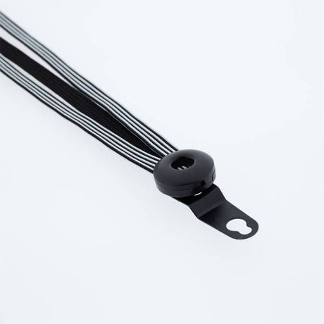 Qibbel Widek Spanngurt Venture 24 schwarze Klammern schwarz und weiß