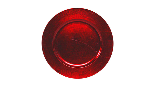 Pc. 1 plastic plate red ø20 cm