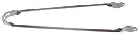 Hulzebos Cycle Parts B.V. Kotflügelstange 28sp graues Pad 6mm