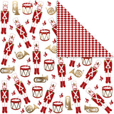 Vivi Gade Designpapier, Nussknacker, 180 g, Gold, Rot, Weiß, 3 Blatt 1 Box