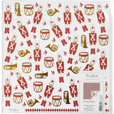 Vivi Gade Designpapier, Nussknacker, 180 g, Gold, Rot, Weiß, 3 Blatt 1 Box