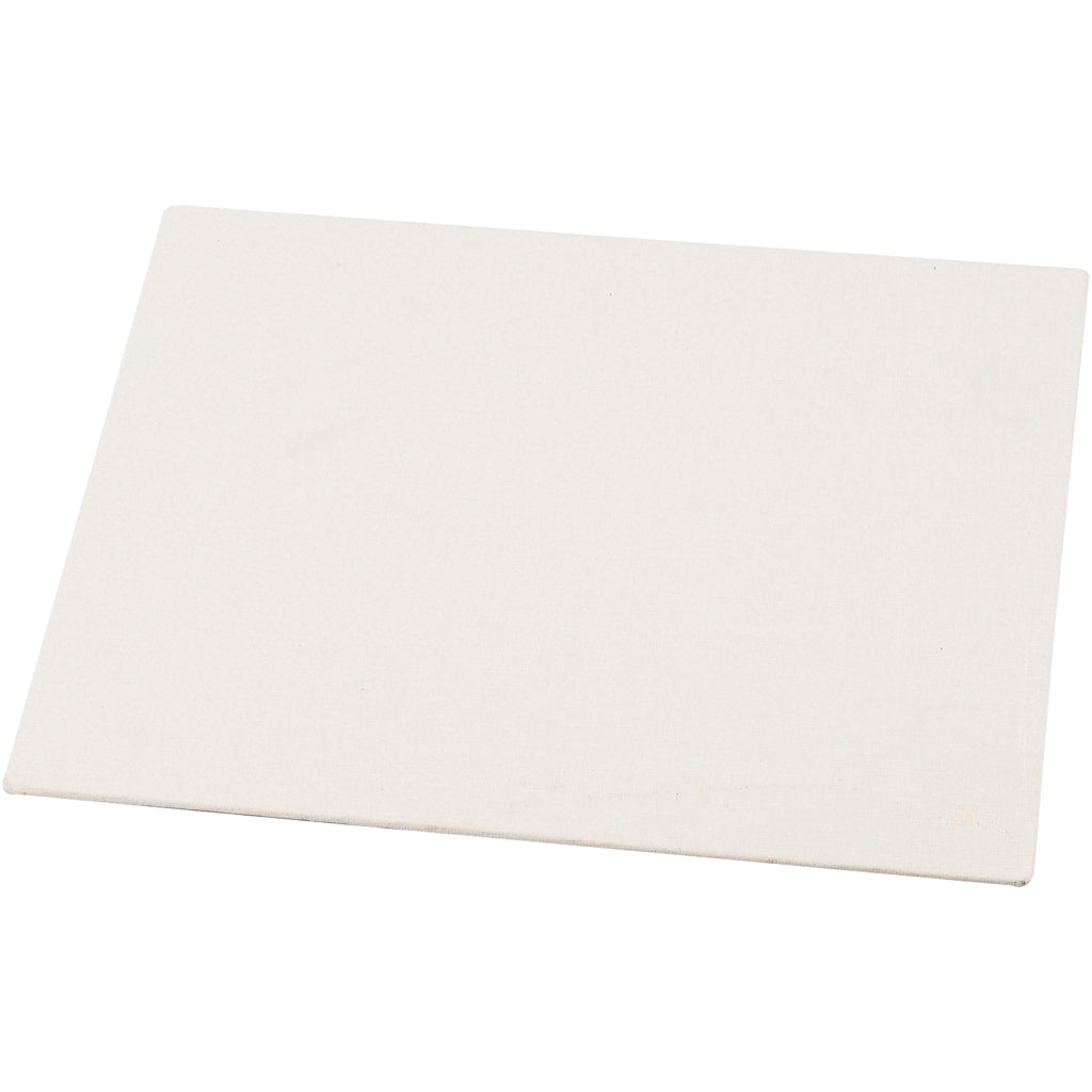 Creativ Company Leinwandpaneel, A3, Größe 29,7 x 42 cm, Stärke 3 mm, 280 g, weiß, 1 Stück