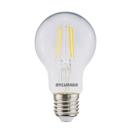 Sylvania LED -Lampe - E27 - 470 LM - Bol - Transparent - 4 Stücke