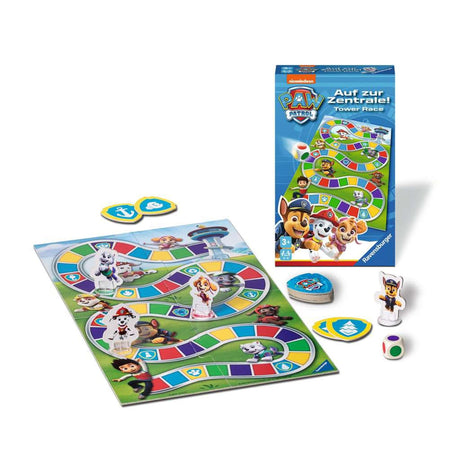 Ravensburger Paw Patrol Race Das Turm -Pocket -Brettspiel