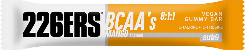 226ers veganer Gummiriegel Sub9 Bcaa Mango 30g