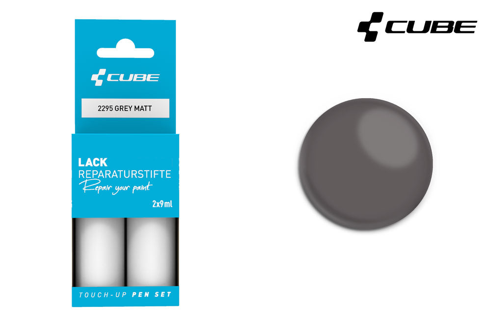 Cube Lackstift-Set grau matt