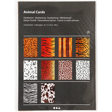 Kreativunternehmen https: www.cchobby.nl tiermotive-karton-a4-sheet-210x297-mm-300-gr-10-div-vellen-1-doos