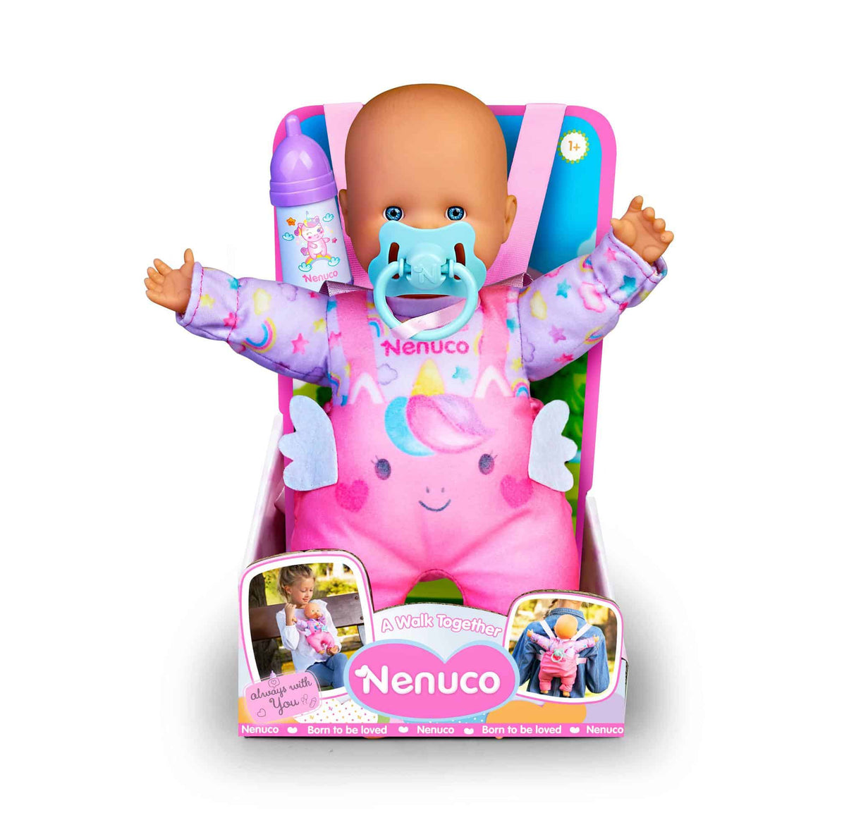 Famosa Nenuco Babypuppe mit weichem Körper, ca. 28 cm groß