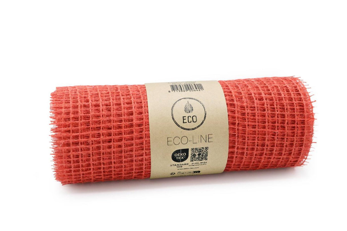 Sizonet â® jute red 30cm x 5m