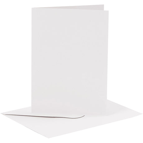 Kreativunternehmen https: www.cchobby.nl Cards-and-envelopes-size-card-10-5x15-cm-size-envelope-11-5x16-5-cm-110-230-gr-white-6-set-1-doos