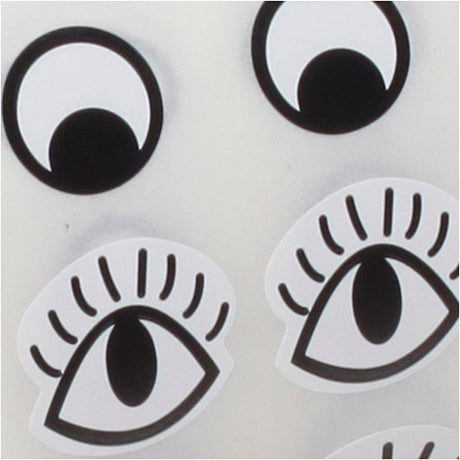 Creativ Company Sticker Eyes Black White, 2000st.