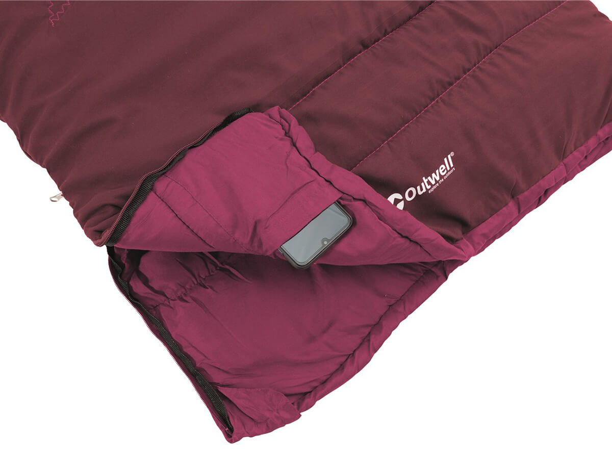 Outwell Champ Kids Schlafsack rot