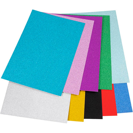 Creativ Company Glitter Cardboard A4, 50 Blätter