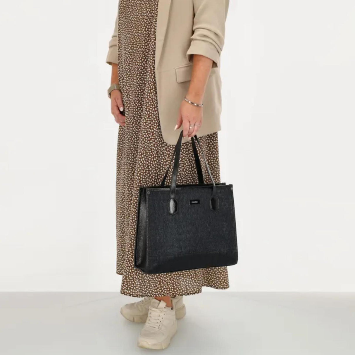 Charm London Kingsway Shopper schwarz