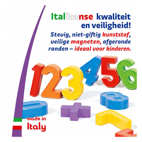 Quercetti-Zahlenmagnete, 48 Stück.