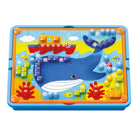 Quercetti Mosaik-Spielzeugtiere – Fantacolor 180 Stück kreativ.