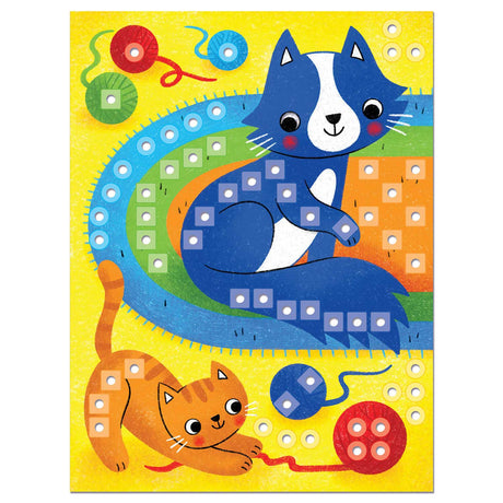 Quercetti Mosaik-Spielzeugtiere – Fantacolor 180 Stück kreativ.