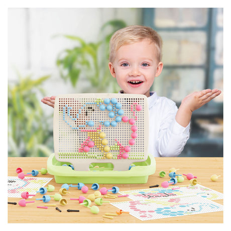 Quercetti Play Eco+ Fantacolor Einlegemosaik (310-teilig)
