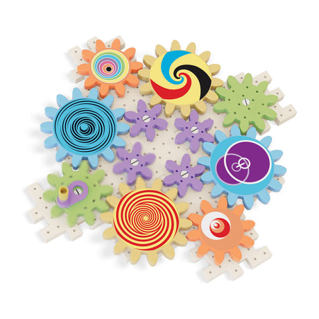 Quercetti Kaleido Gears Play Eco Gear Set, 38dlg.