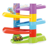 Quercetti-Rennstrecke mit Flip-Cars, 7 Teile.