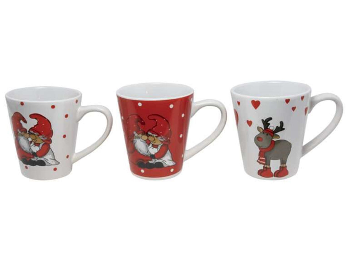 Weihnachtsbecher Wichtel Rentier 280ml
