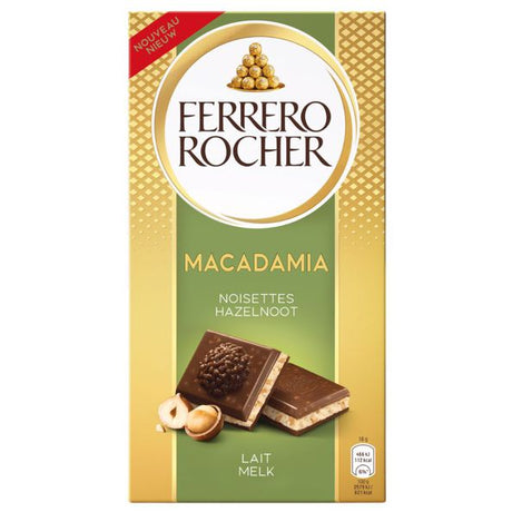 Ferrero Rocher Tablette Haselnuss Macadamia (8x 90 gr)
