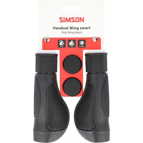Simson handvatten wing zwart