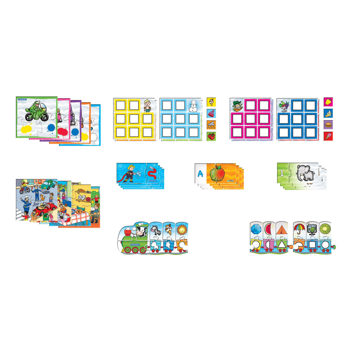 Clementoni spielen - 8 Spiele in 1