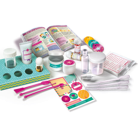 Clementoni Wissenschaftsspiel – Kosmetiklabor – Experimentierbox – Stielspielzeug