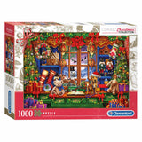 Clementoni Puzzle Weihnachtsspielzeugladen, 1000 Teile.