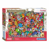 Clementoni Impossible Puzzle Weihnachten, 1000 Teile.