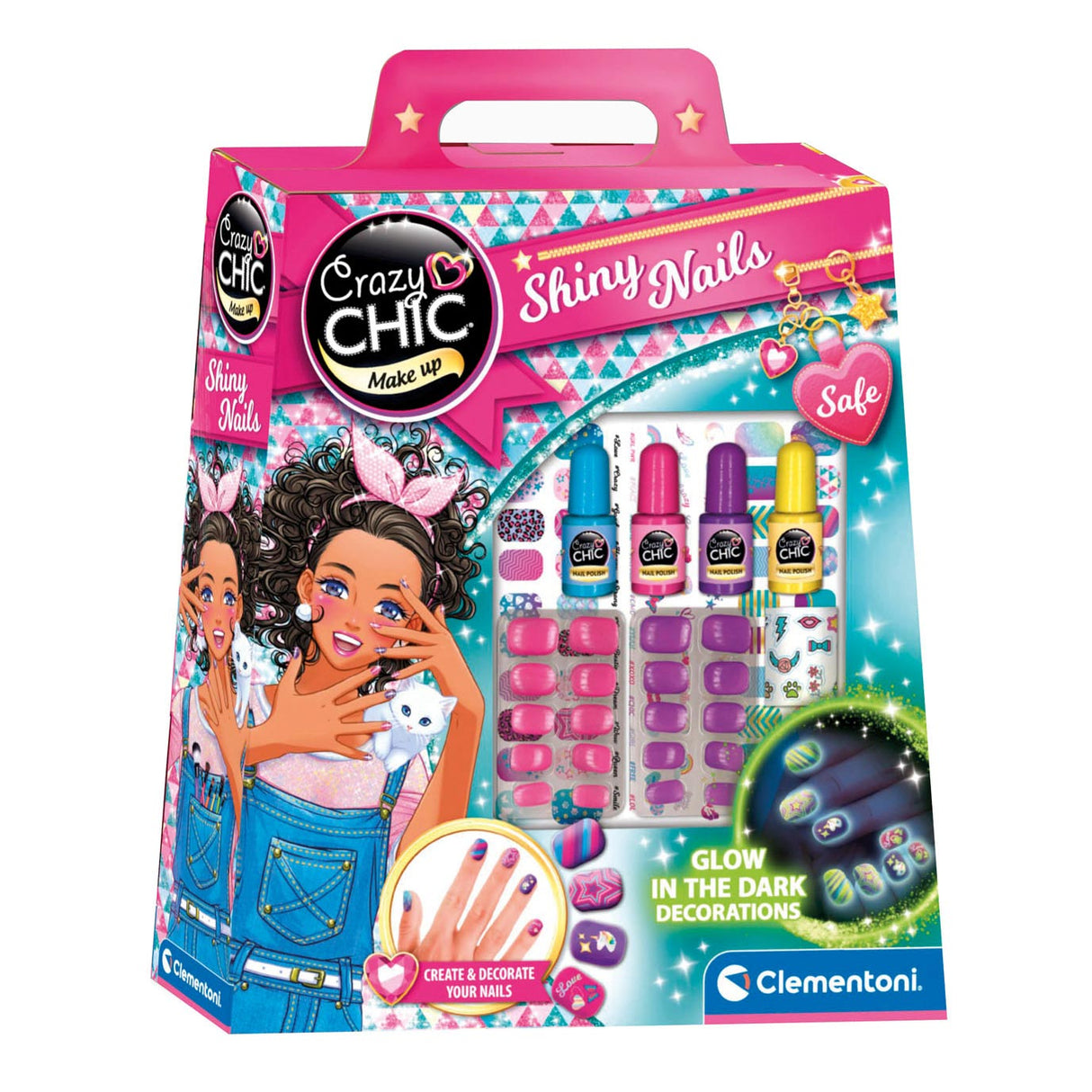 Clementoni Crazy Chic - Fluo -Nägel