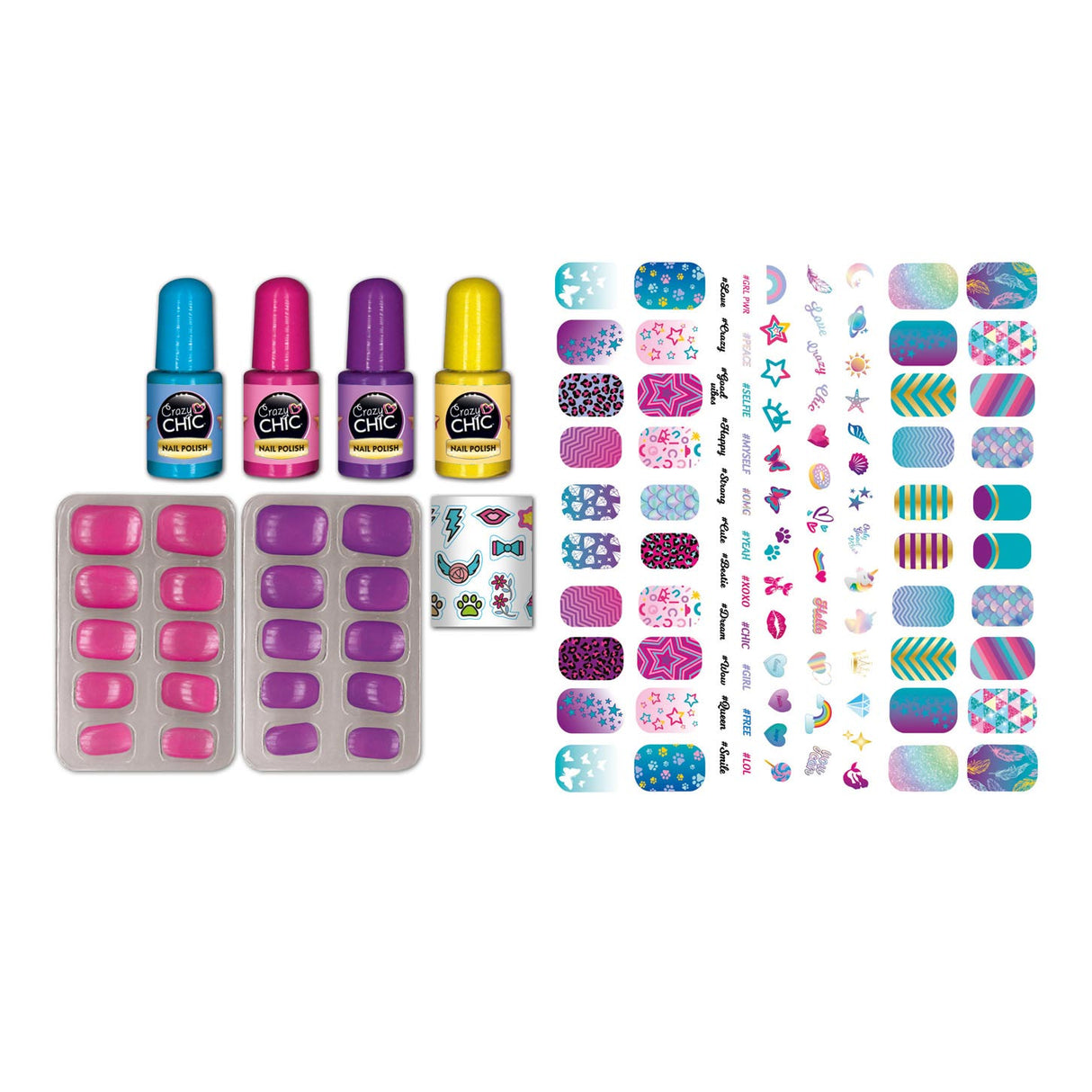 Clementoni Crazy Chic - Fluo -Nägel