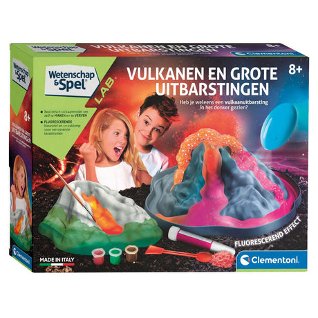 Clementoni-Wissenschaftsspiel, Vulkane und große Eruptionen! - 8+ Jahre - 56052
