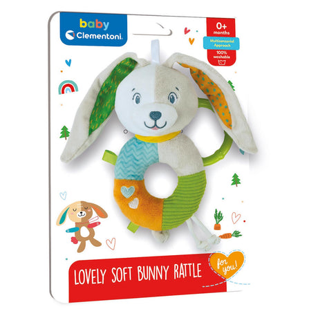 Clementoni Baby herrlich weicher Rasselhase