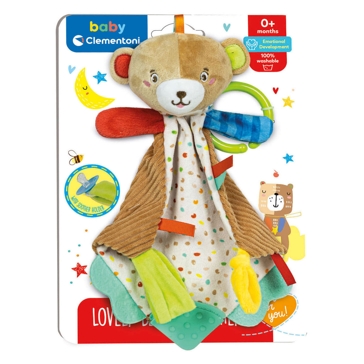 Clementoni Baby – Plüsch-Rasselbär