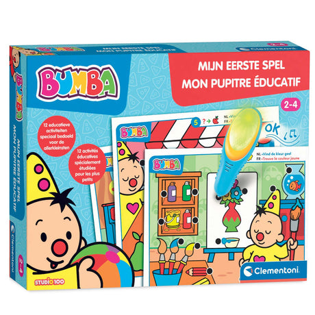 Clementoni Bildung – Bumba mein erstes Quiz – Lernspielzeug 2–4 Jahre – interaktiver Stift