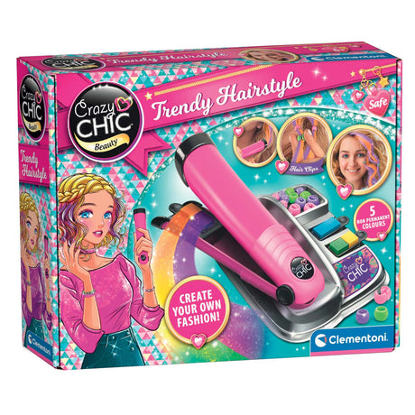 Clementoni Crazy Chic Trendy Frisur Haarfarbe Kit