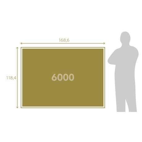 Clementoni Puzzle Alpensee, 6000 Teile.