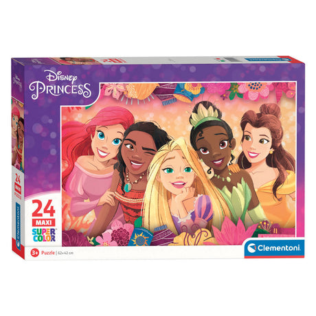 Clementoni Maxi-Puzzle Disney Prinzessin, 24 Teile.