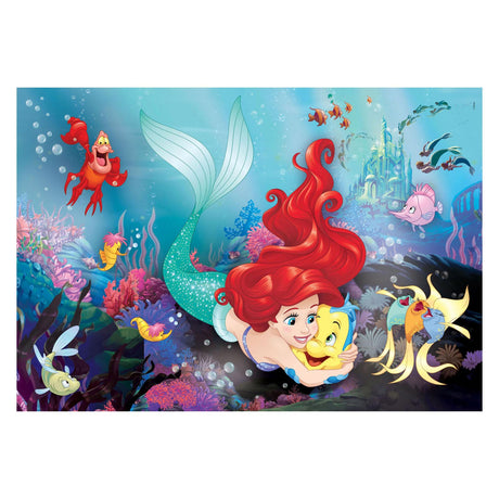 Clementoni Maxi-Puzzle Disney kleine Meerjungfrau, 24 Teile.