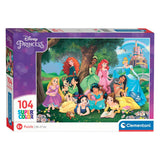 Clementoni-Puzzle - Disney-Prinzessin, 104 Teile.