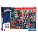 Clementoni-Puzzles Marvel Spiderman, 4in1