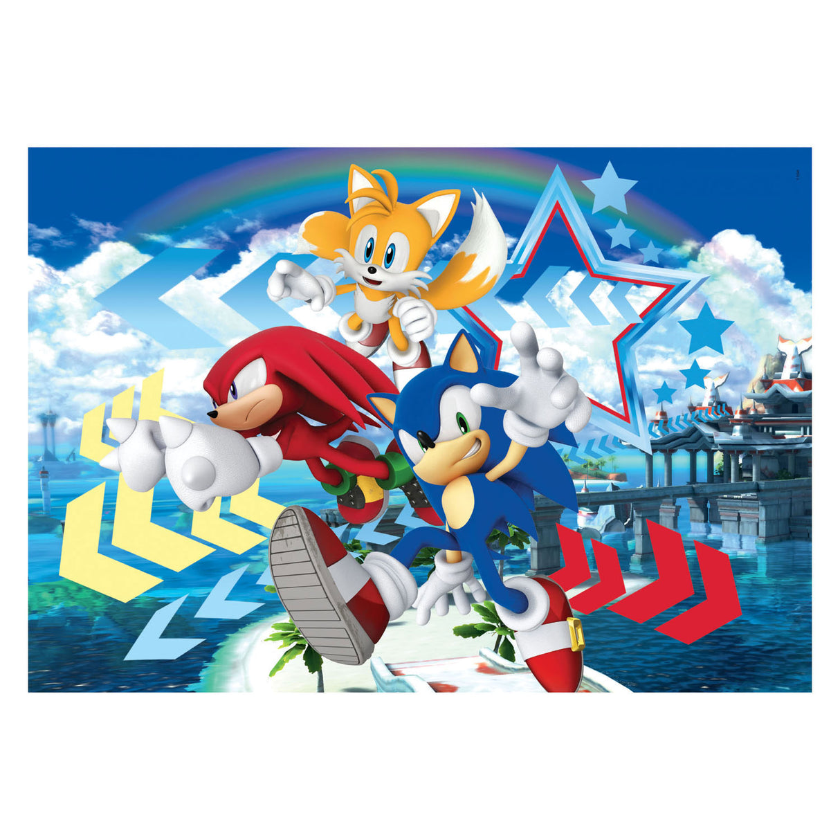 Clementoni Puzzle Super Sonic, 104 Teile.