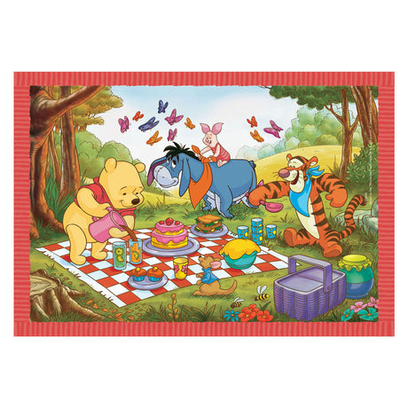 Clementoni Puzzle Farbe Disney Winnie Puuh, 4in1